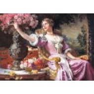 Puzzle  Castorland-300020 Femme à la robe couleur lilas