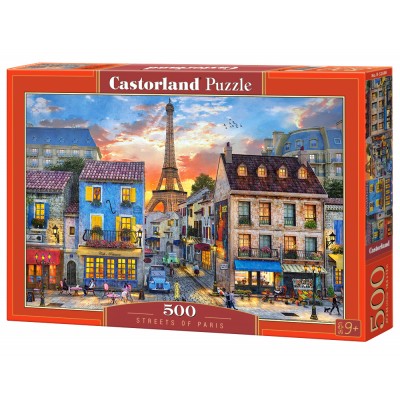 Puzzle Castorland-52684 Dominic Davison : Rue de Paris