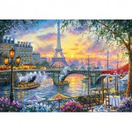 Puzzle  Castorland-53018 Tea Time in Paris