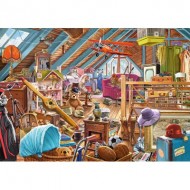 Puzzle  Castorland-53407 Le Grenier Encombré