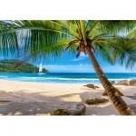 Puzzle  Castorland-53827 Vacances aux Îles Seychelles