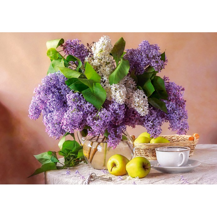 Puzzle  Castorland-54091 Nature Morte Lilas