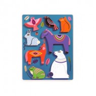 Puzzle  Djeco-01065 Nora and Co