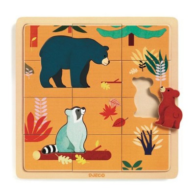 Djeco-01811 Puzzle en Bois - Canada