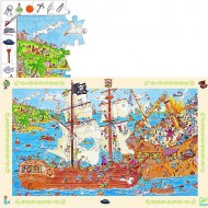 Puzzle  Djeco-07506 Les Pirates