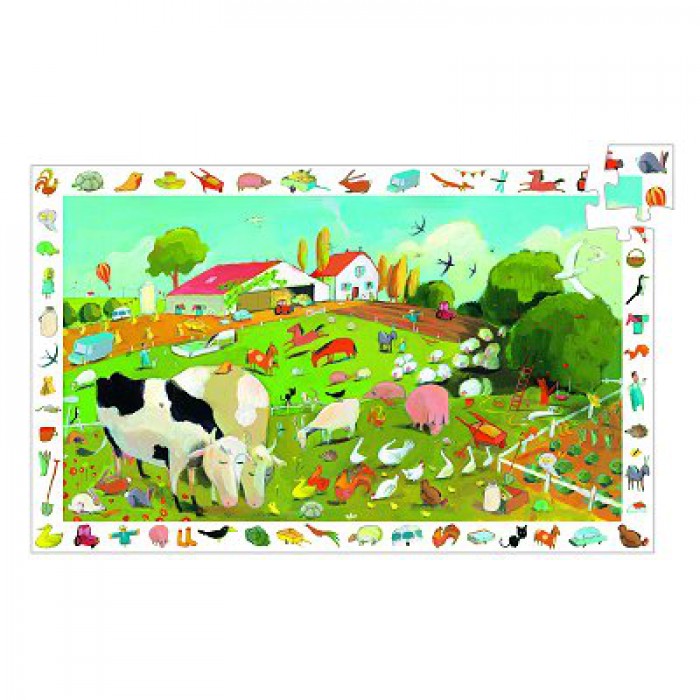 Djeco-07588 Puzzle Observation - L'Orchestre