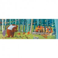  Djeco-07636 Puzzles Gallery - Forest Friends