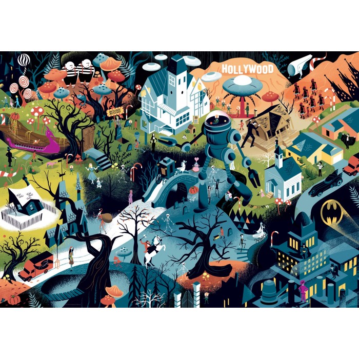 Puzzle Heye-29882 Alexandre Clérisse - Tim Burton Films