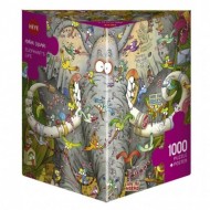 Puzzle  Heye-29921 Marino Degano - Elephants Life