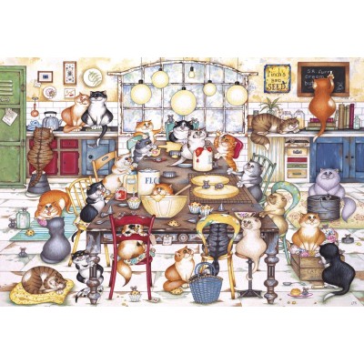 Puzzle Gibsons-G2712 Pièces XXL - Cat's Cookie Club