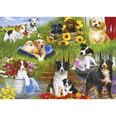 Puzzle Gibsons-G3129 Playful Pups