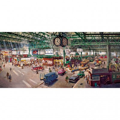 Puzzle Gibsons-G4032 Terence Cuneo: Under the Clock