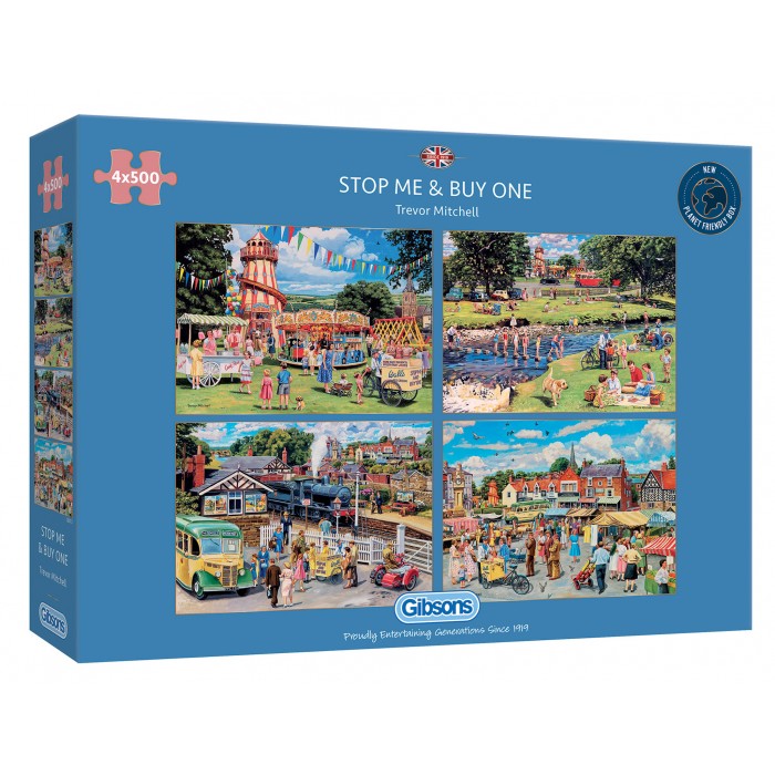 Gibsons-G5012 4 Puzzles - Une Belle Journée d'Été