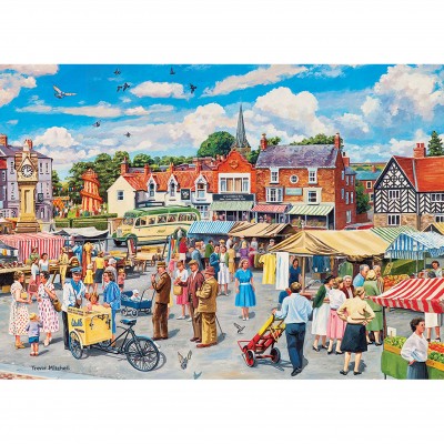 Gibsons-G5012 4 Puzzles - Une Belle Journée d'Été