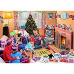  Gibsons-G5046 4 Puzzles - Trevor Mitchell - Magic of Christmas