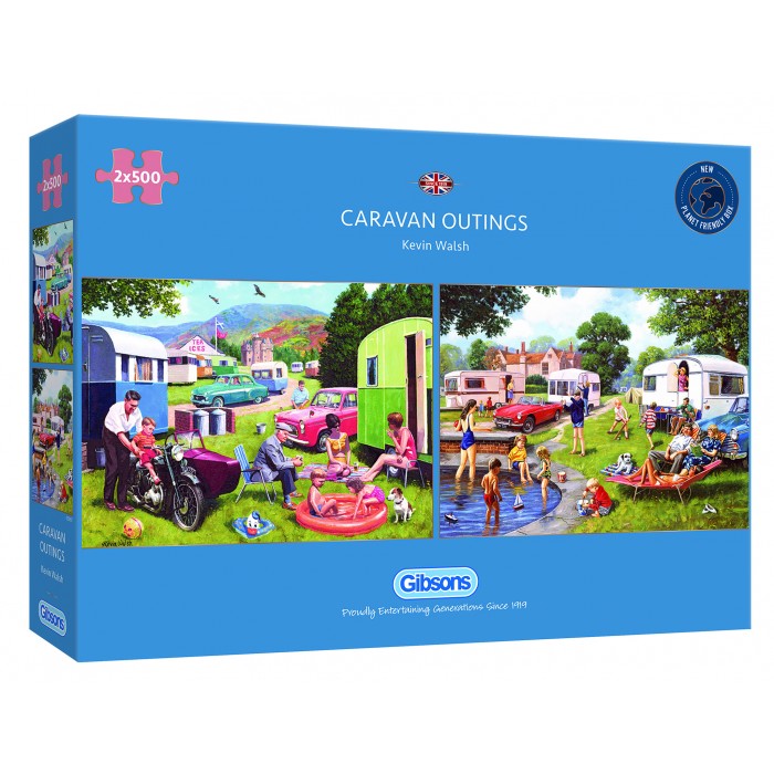 Puzzle Gibsons-G5057 Caravan Outing (2x500 Pièces)