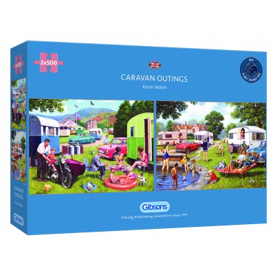 Puzzle Gibsons-G5057 Caravan Outing (2x500 Pièces)