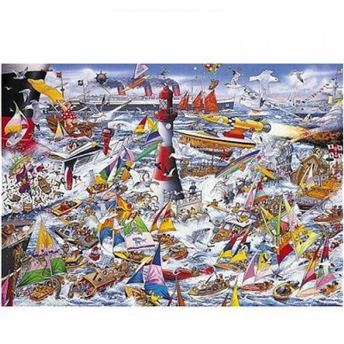 Puzzle Gibsons-G591 Mike Jupp : J'Aime les Bateaux
