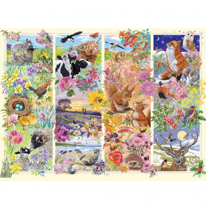 Puzzle  Gibsons-G6349 Au Fil des Saisons