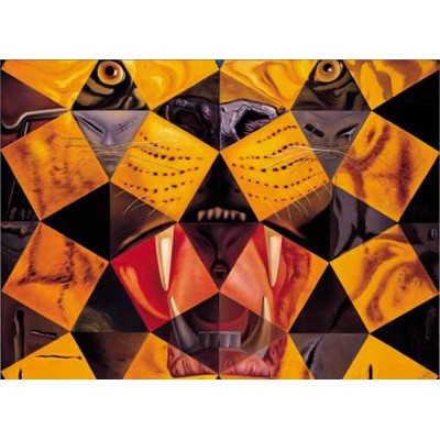 Puzzle Ricordi-50662 Salvador Dalí - Cinquenta Tigre Real