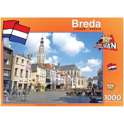 Puzzle PuzzelMan-426 Pays Bas, Breda : Eglise Notre Dame