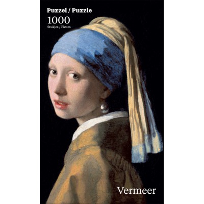 Puzzle PuzzelMan-762 Vermeer Johannes : La Jeune Fille à la Perle