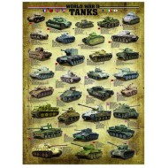 Puzzle  Eurographics-6000-0388 Char de la Seconde Guerre Mondiale