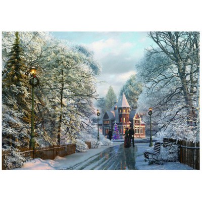 Puzzle Eurographics-6000-0425 Davison - Promenade de Noël en Nouvelle-Angleterre
