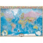 Puzzle  Eurographics-6000-0557 Map of the World