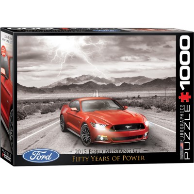 Puzzle Eurographics-6000-0702 2015 Ford Mustang GT Fifty Years of Power