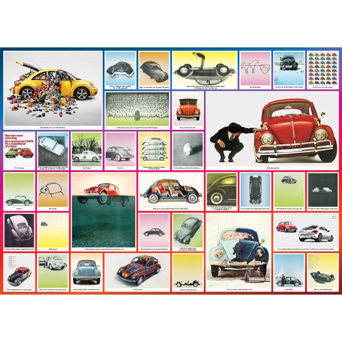 Puzzle Eurographics-6000-0800 VW Beetle - La Coccinelle