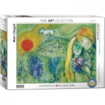Puzzle  Eurographics-6000-0848 Marc Chagall - Les Amoureux de Vence