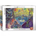 Puzzle  Eurographics-6000-0851 Marc Chagall - Le Cheval de Cirque