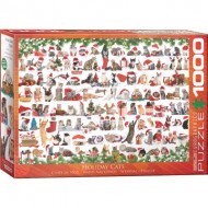 Puzzle  Eurographics-6000-0940 Chats de Noël