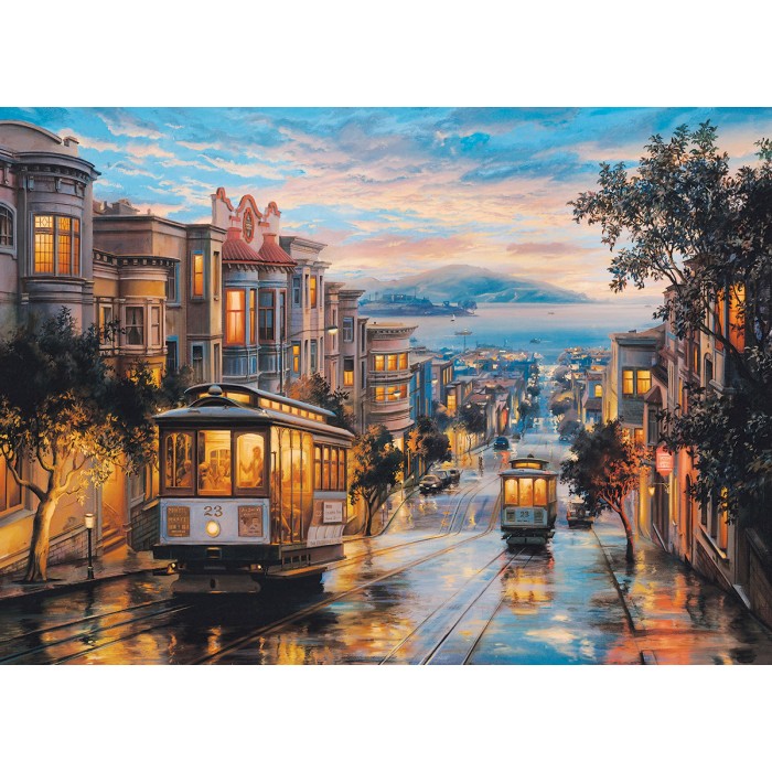 Puzzle  Eurographics-6000-0957 Eugene Lushpin - San Francisco, Cable Car Heaven
