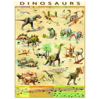 Puzzle Eurographics-6000-1005 Les Dinosaures