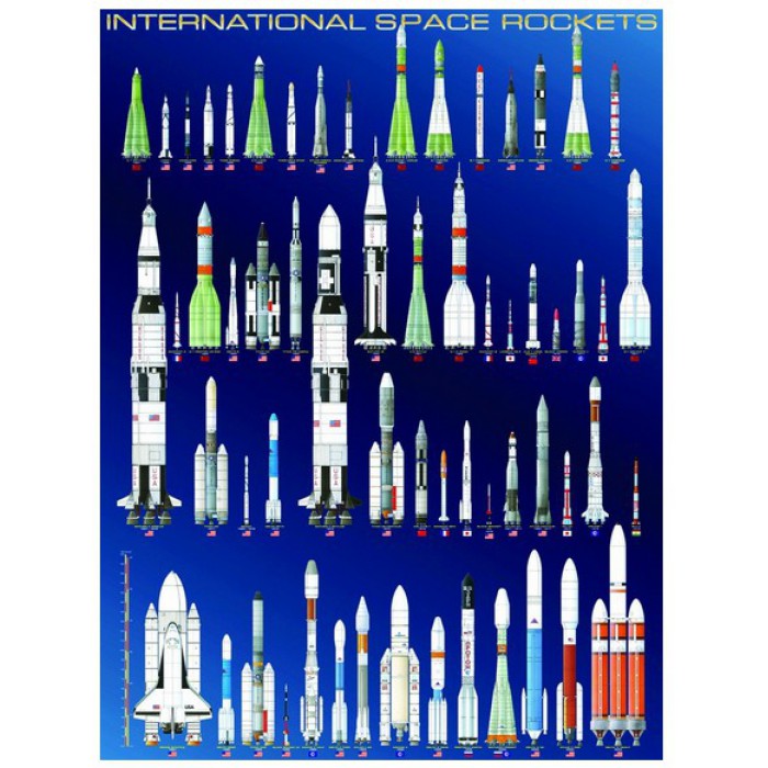 Puzzle Eurographics-6000-1015 Navettes spatiales internationaux