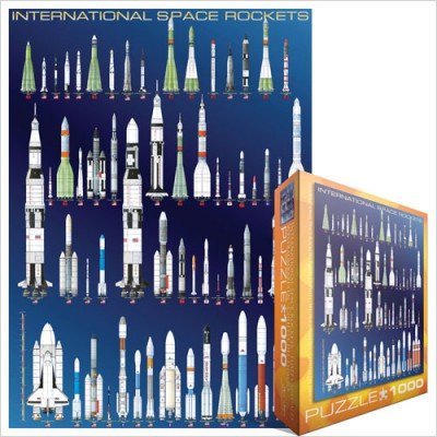 Puzzle Eurographics-6000-1015 Navettes spatiales internationaux