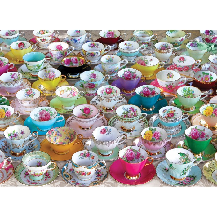 Puzzle  Eurographics-6000-5314 Collection de Tasses à Thé