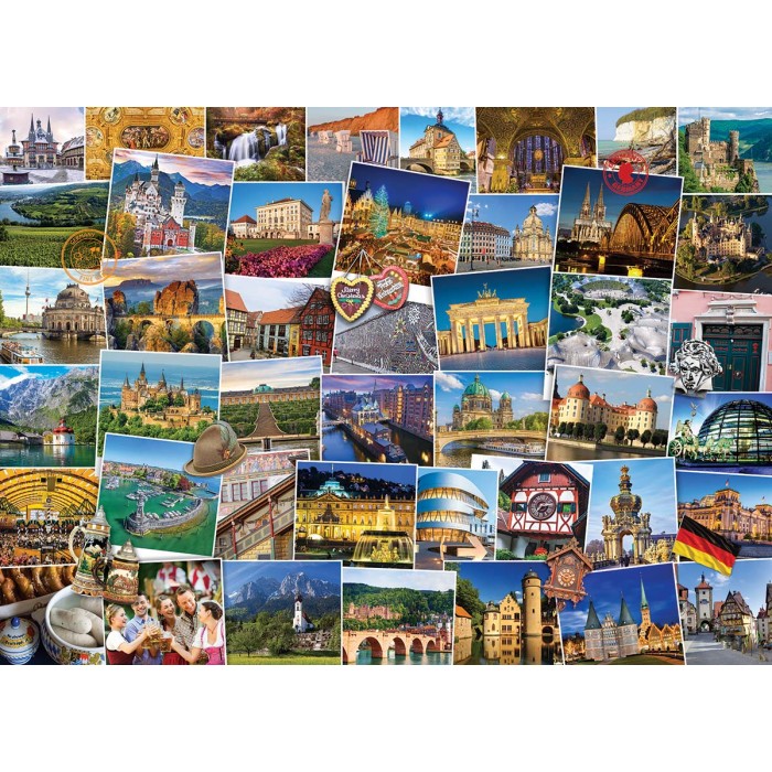 Puzzle Eurographics-6000-5465 Globetrotter Allemagne