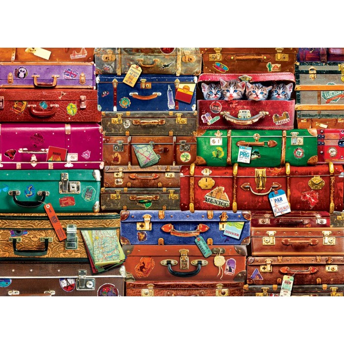Puzzle  Eurographics-6000-5468 Valises de Voyage