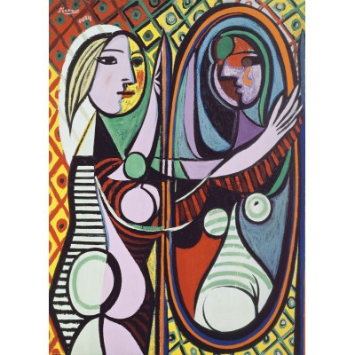 Puzzle Eurographics-6000-5853 Pablo Picasso - Jeune Fille devant un Miroir