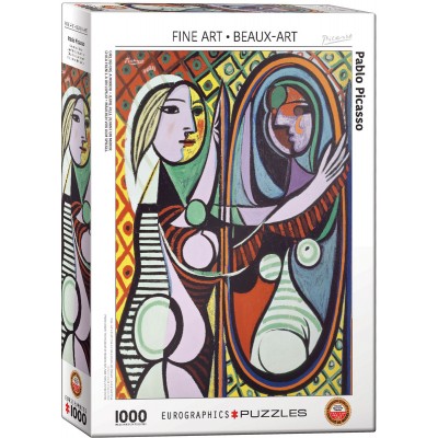 Puzzle Eurographics-6000-5853 Pablo Picasso - Jeune Fille devant un Miroir