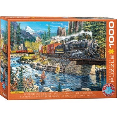 Puzzle Eurographics-6000-5877 Le Silence de la Riviére est Rompu