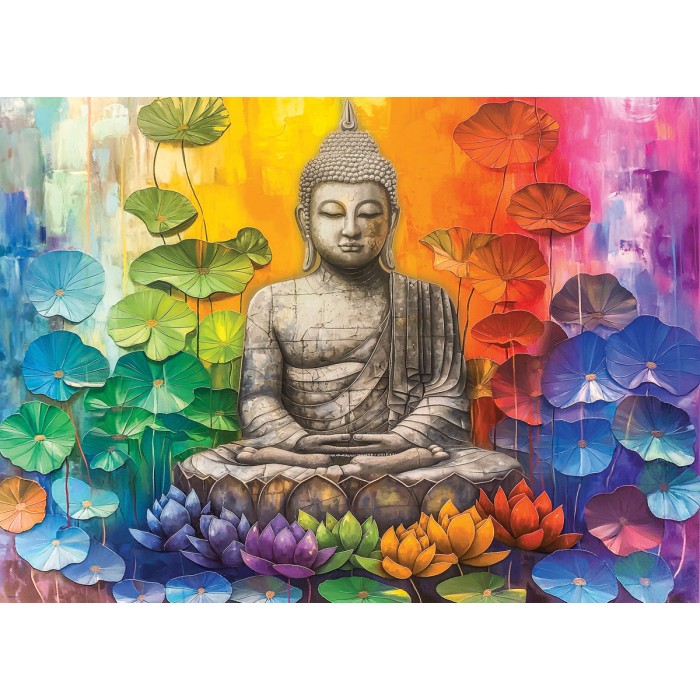 Puzzle Eurographics-6000-5925 Bouddha Coloré