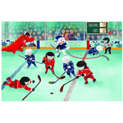 Puzzle Eurographics-6060-0486 Hockey de Ligue Junior
