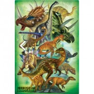 Puzzle  Eurographics-6100-0360 Pièces XXL - Dinosaures Herbivores