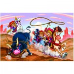 Puzzle  Eurographics-6100-0649 Girl Power - Cowgirls