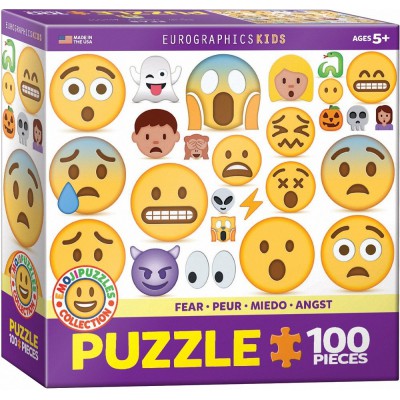 Eurographics-6100-0869 Emojipuzzle - Peur