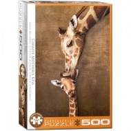 Puzzle  Eurographics-6500-0301 Pièces XXL - Giraffe Mother's Kiss